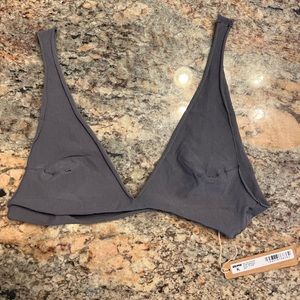 *NEW WITH TAGS* Skims raw edge thunder bralette size large